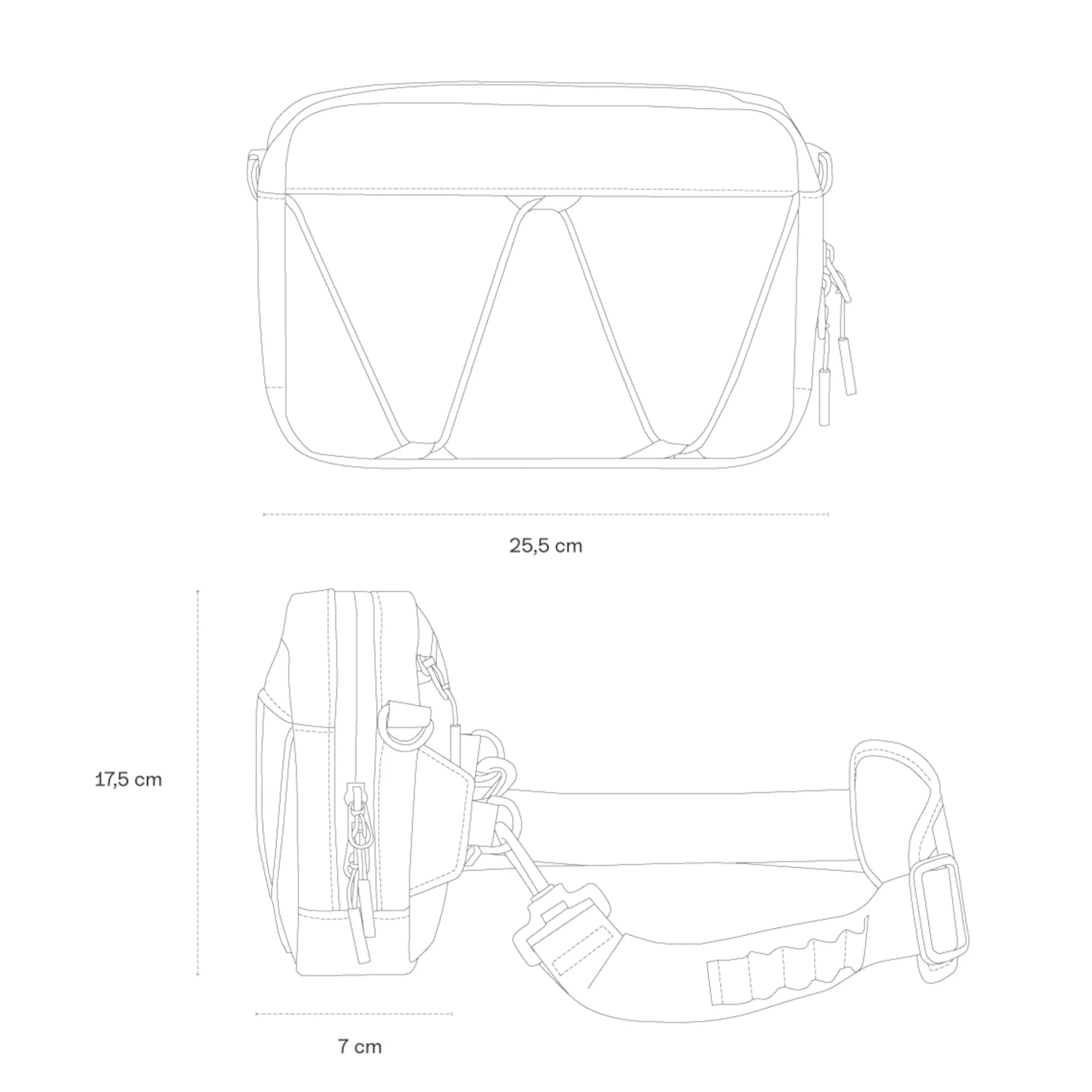 Banff Crossbody Sandstone