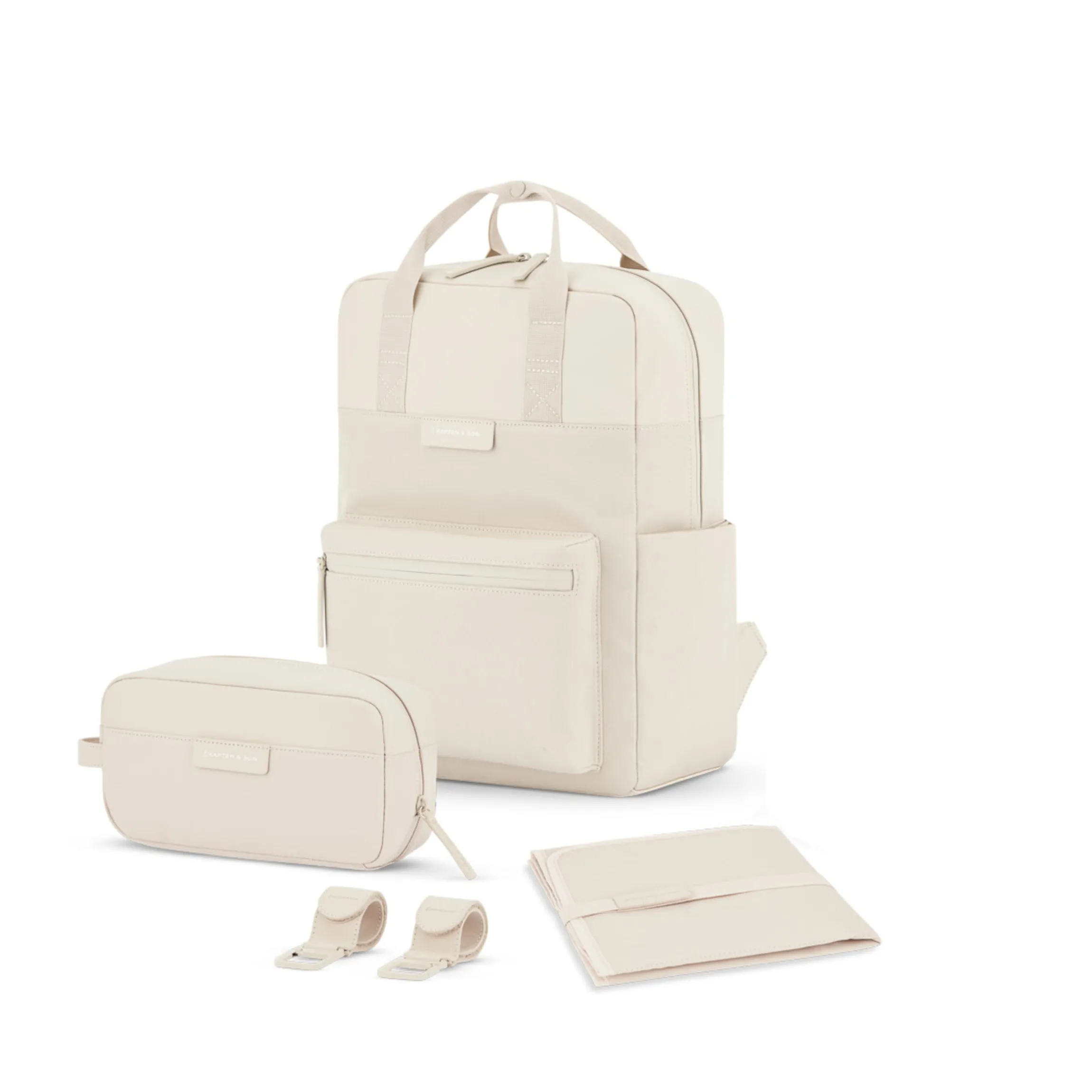 Bergen Pro Diaper Backpack Set Sandstone