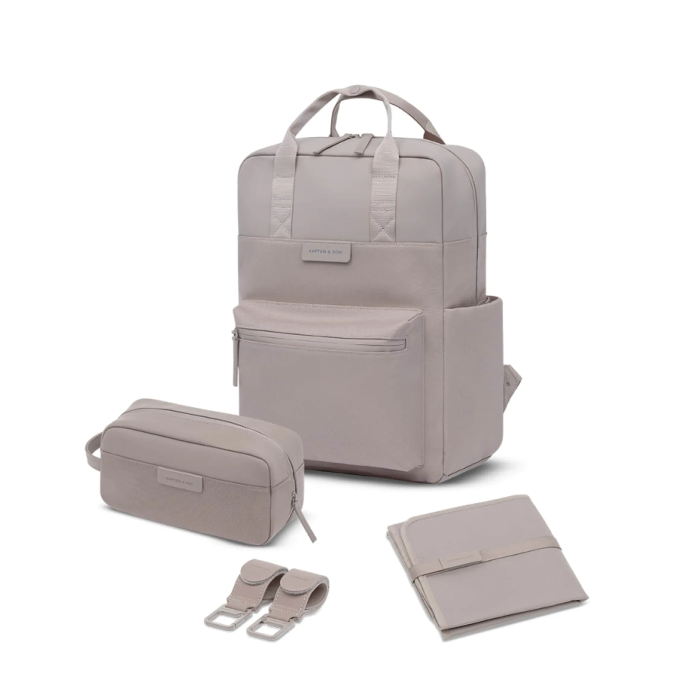 Bergen Pro Diaper Backpack Set Muted Rose