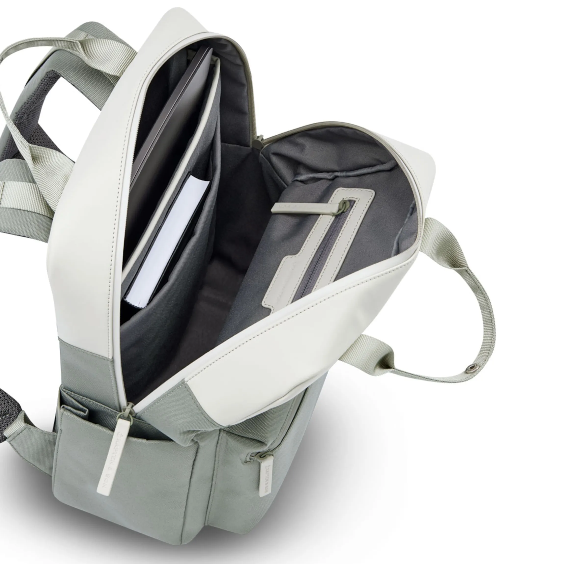 Bergen Pro Diaper Backpack Set Muted Sage