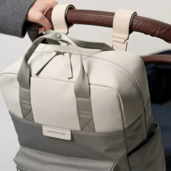 Bergen Pro Diaper Backpack Set Muted Sage