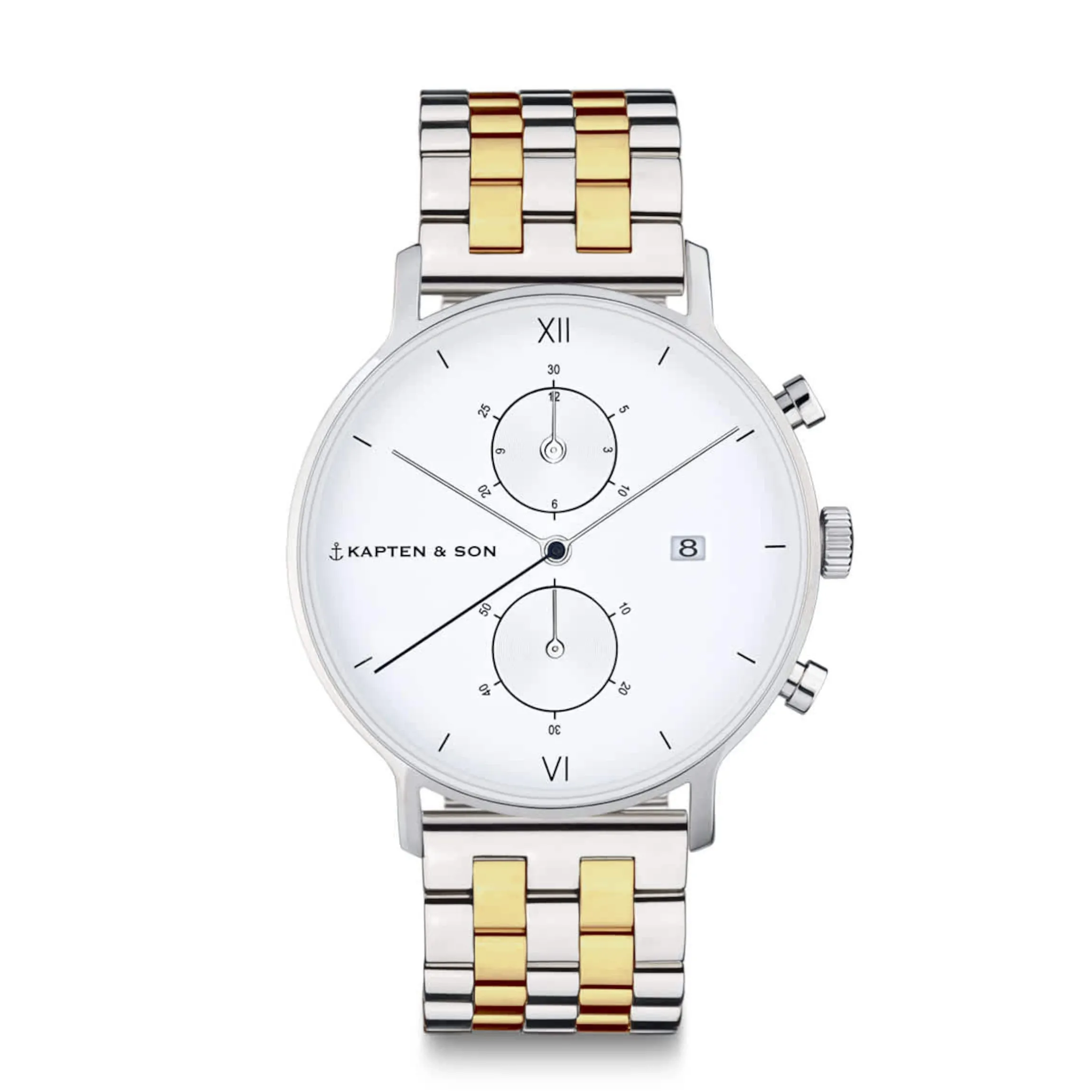 Chrono Silver Bicolor Steel
