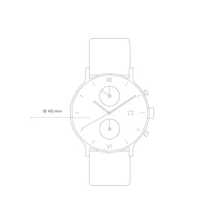 Chrono Silver Bicolor Steel