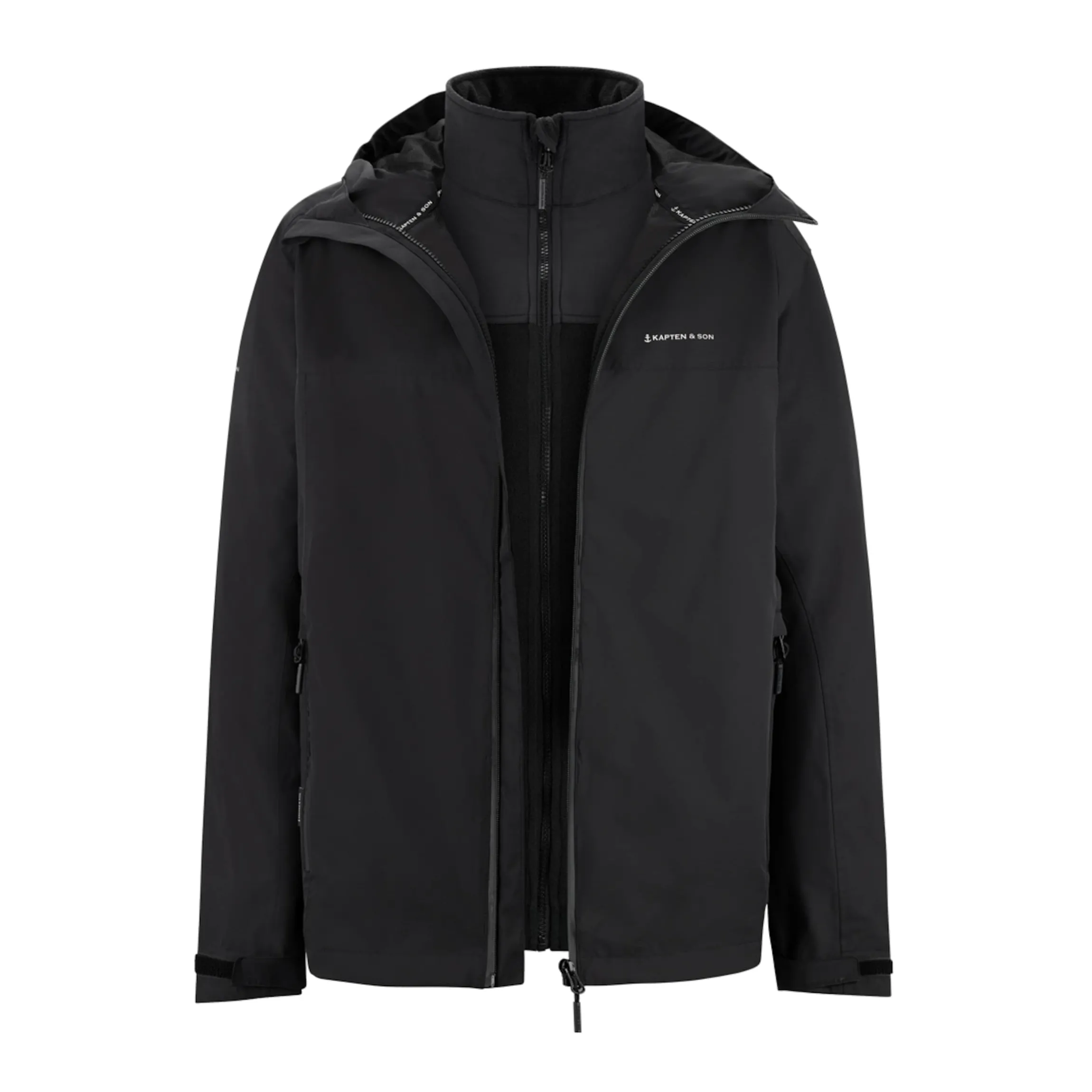 Everyday 3in1 Rain Jacket All Black