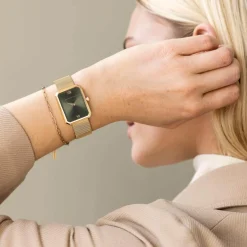 Grace Gold Green Mesh