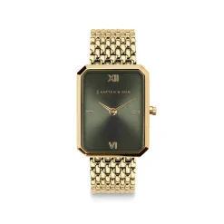 Grace Gold Green Woven Steel