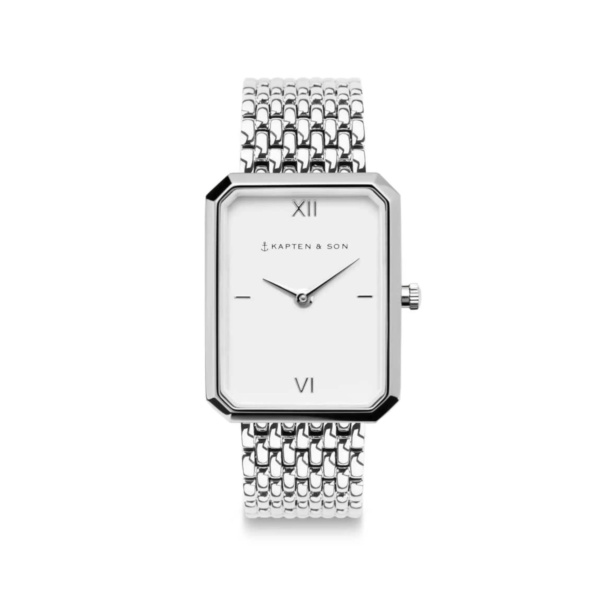 Grace Silver Woven Steel