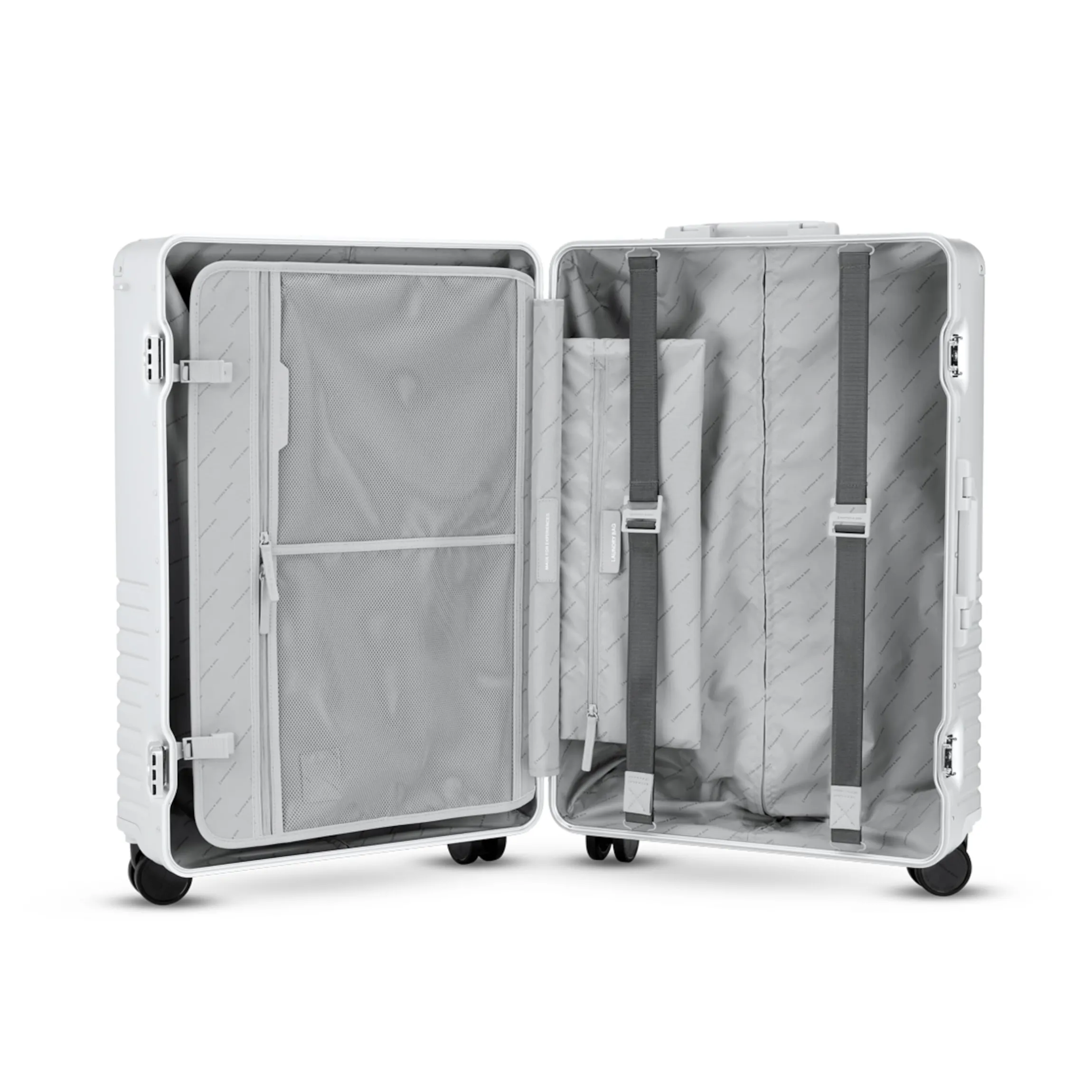 Heathrow Aluminium Check In Silver