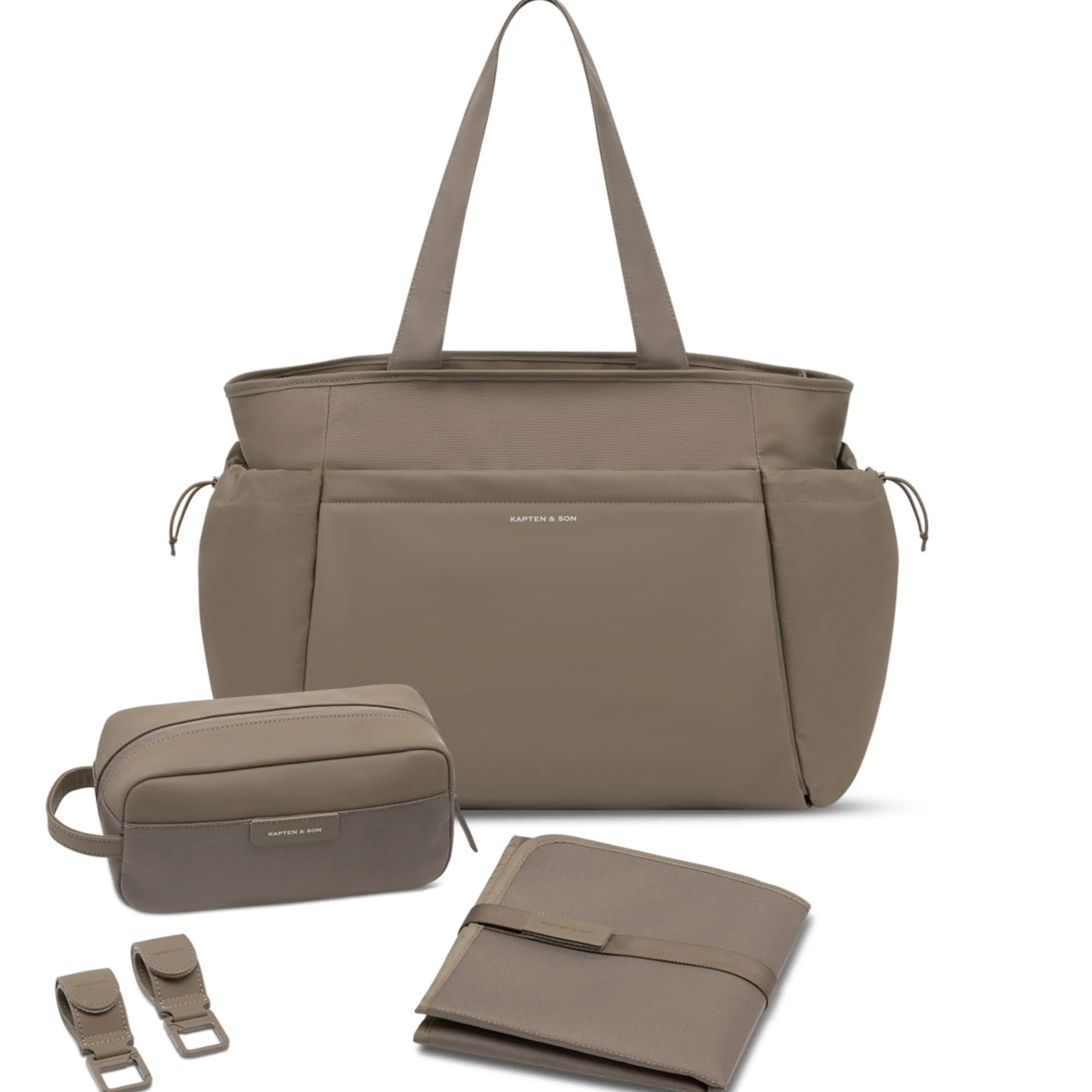 Hellvi Pro Large Diaper Bag Set Walnut