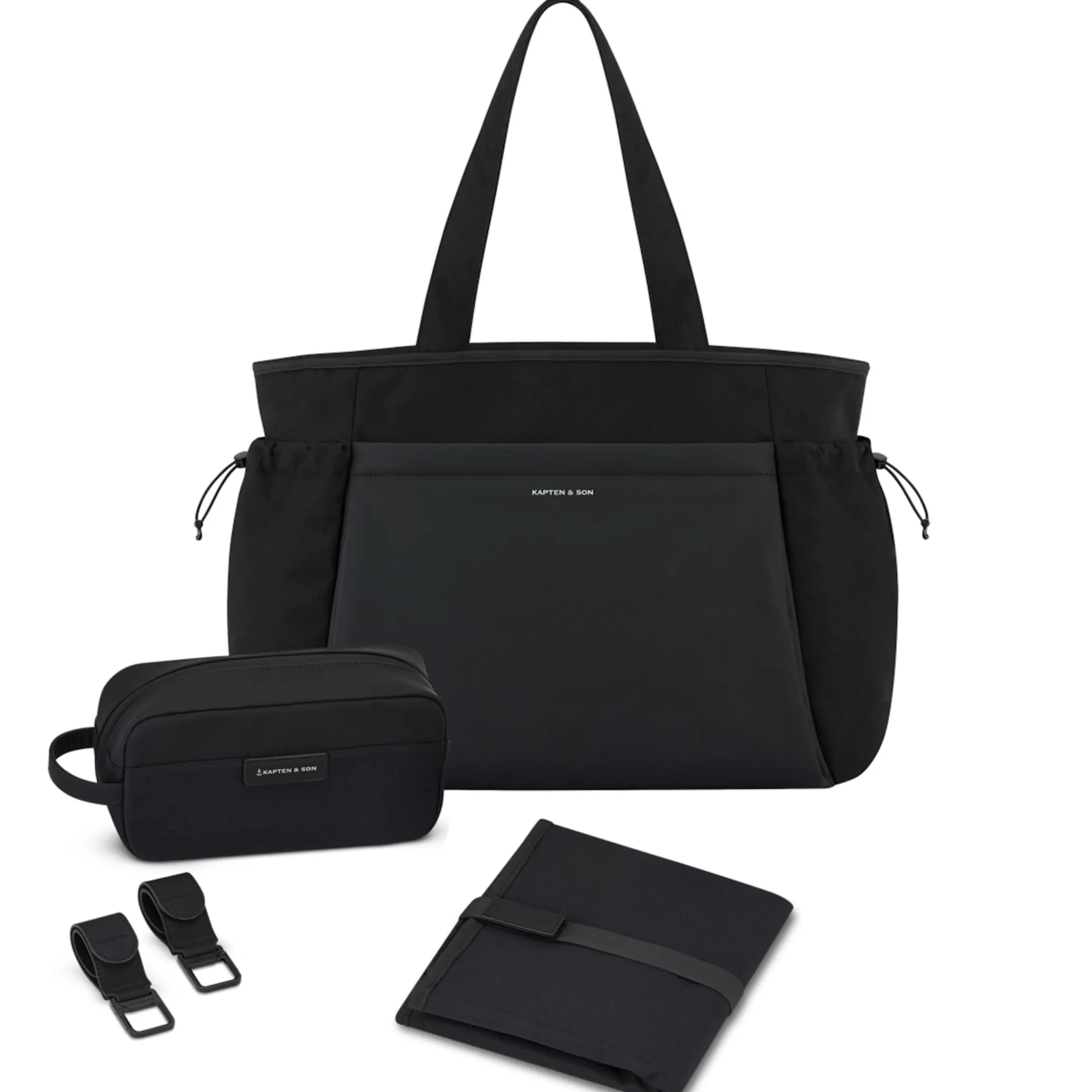 Hellvi Pro Large Diaper Bag Set All Black