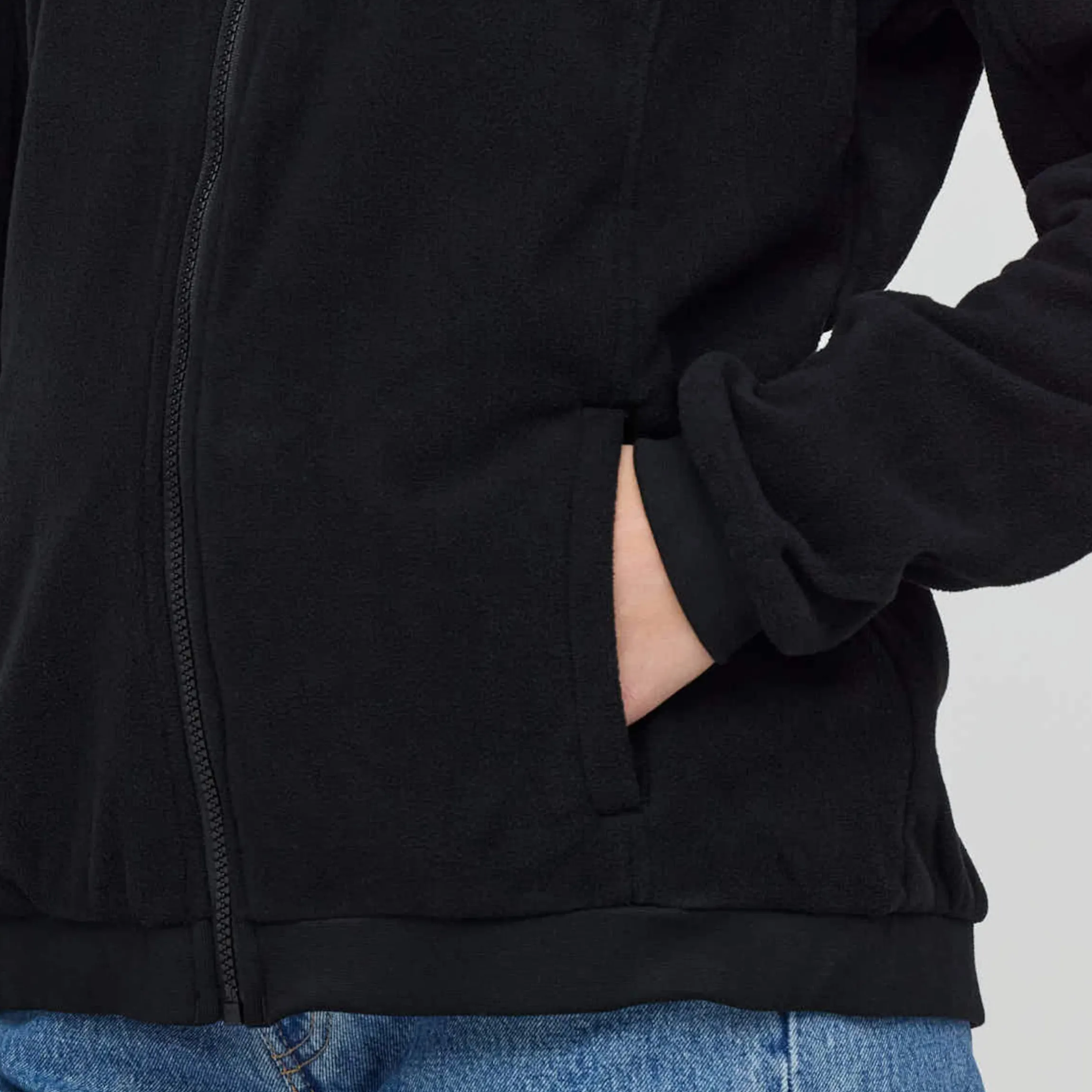 Light Fleece Jacket All Black