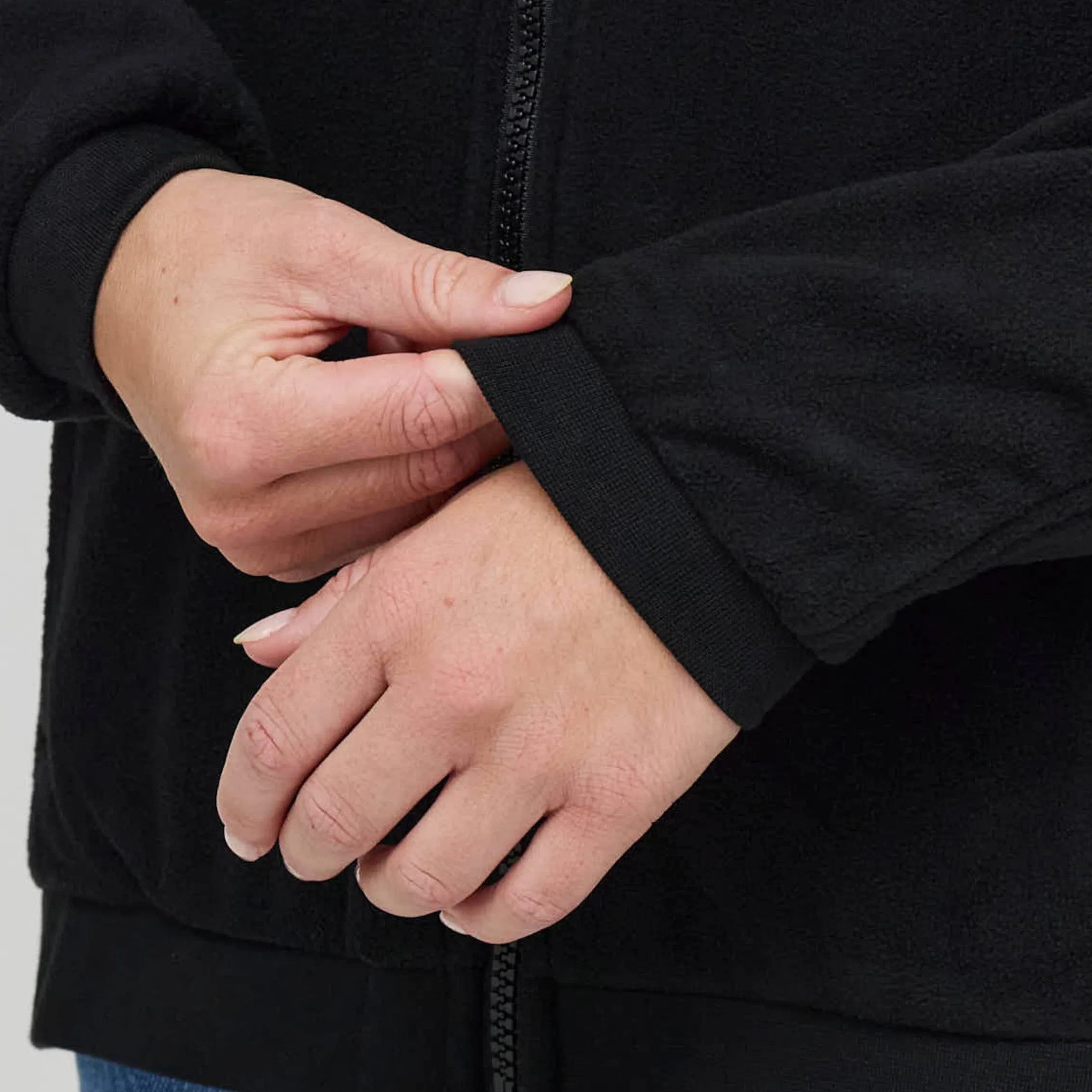 Light Fleece Jacket All Black