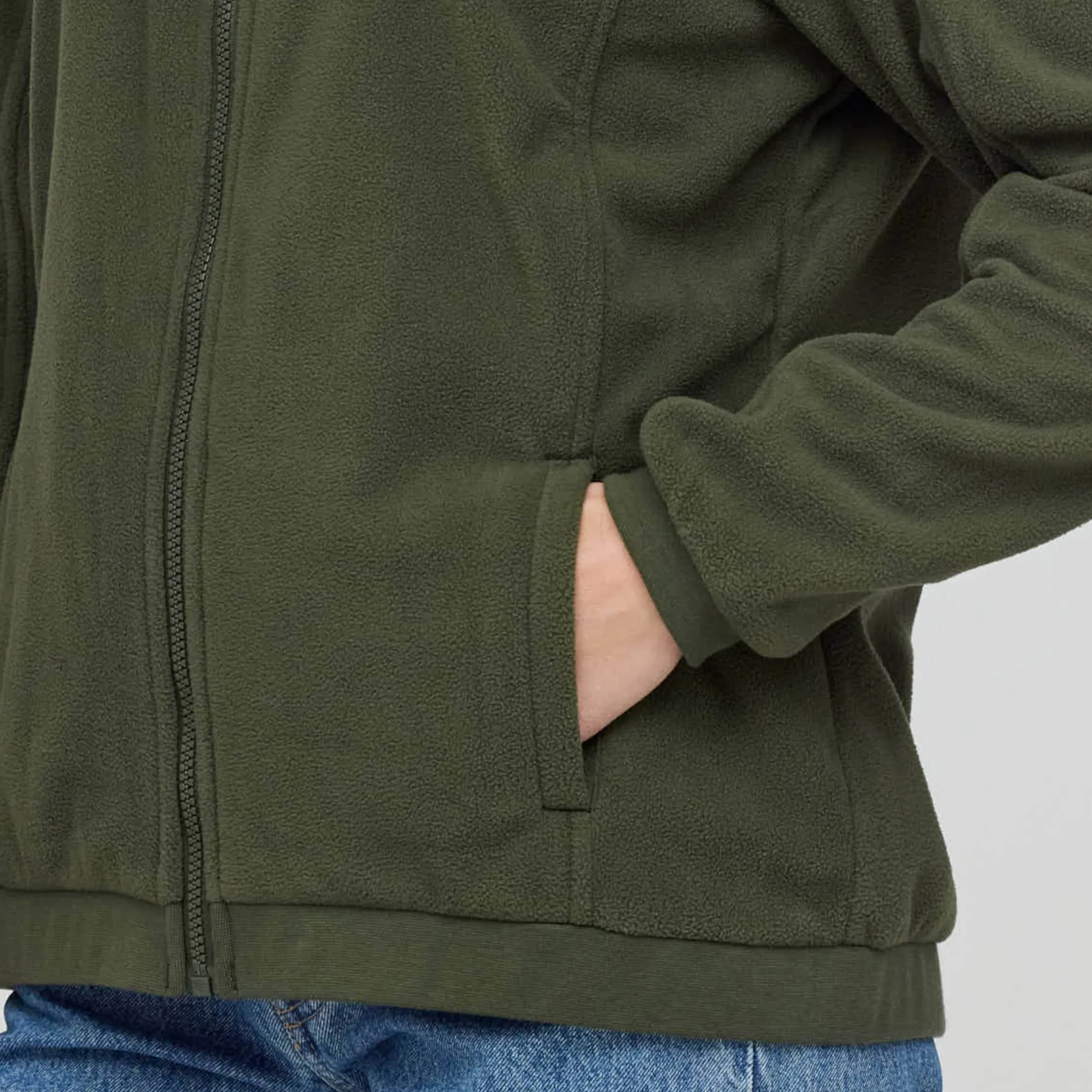 Light Fleece Jacket Olive
