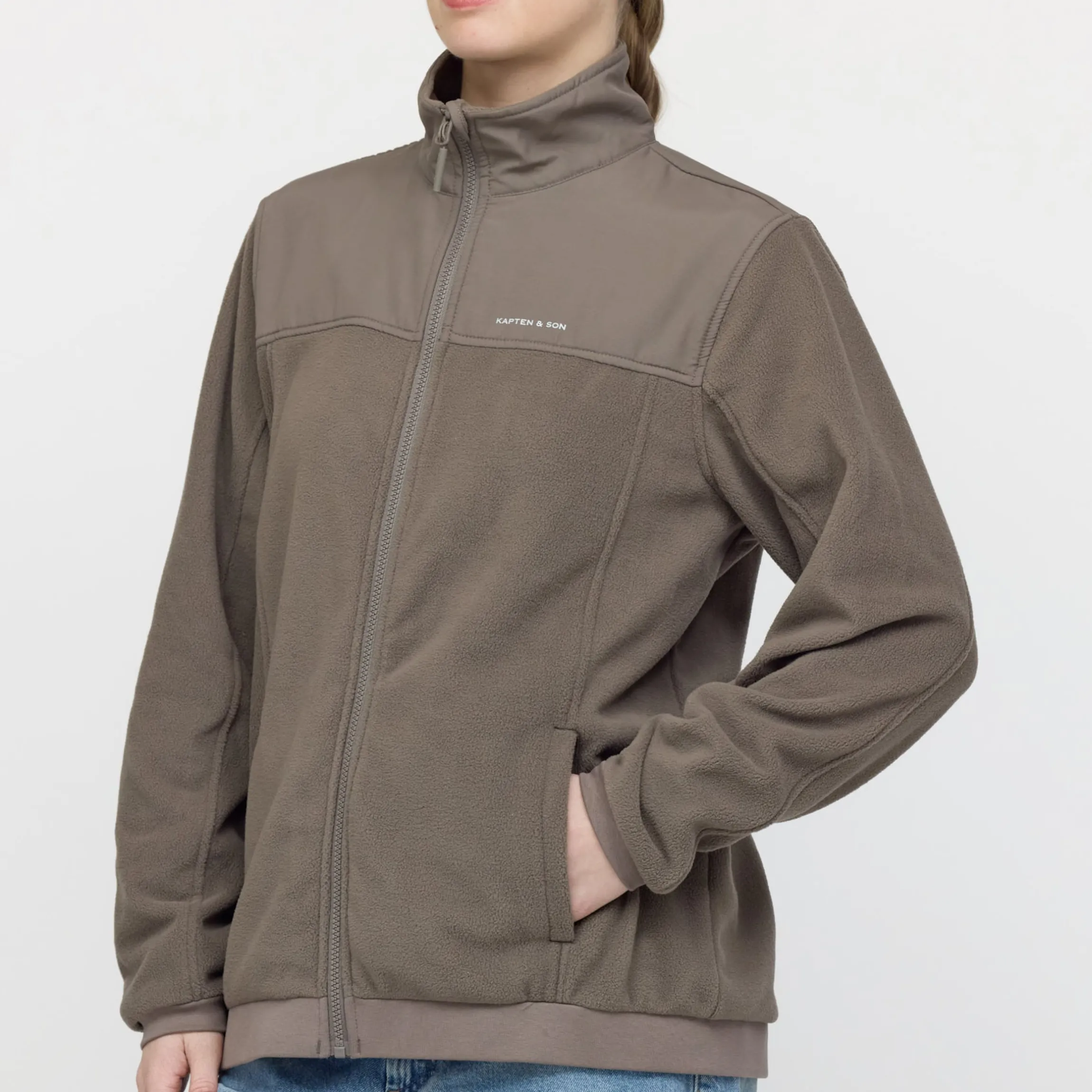 Light Fleece Jacket Taupe