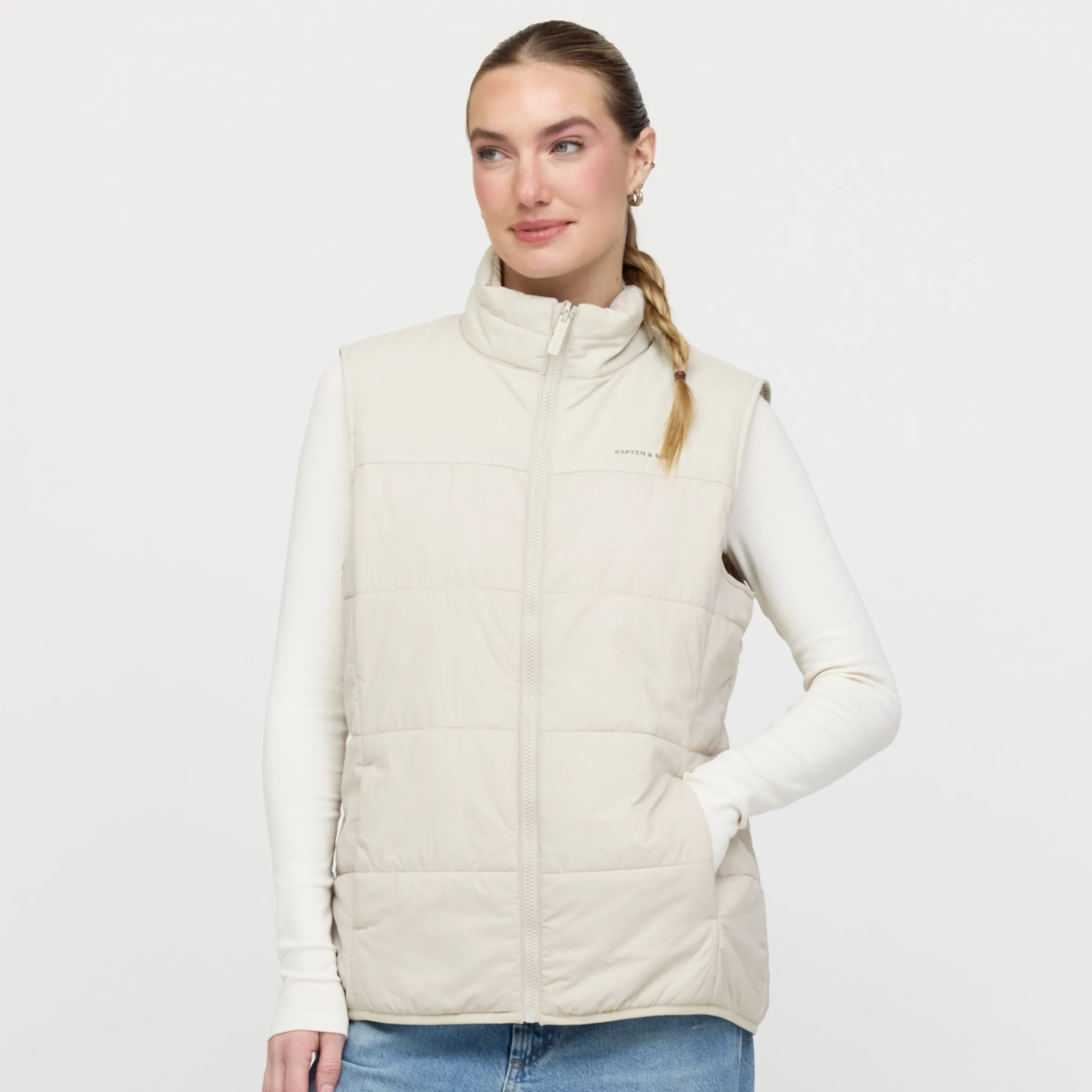Light Puffer Vest Sandstone