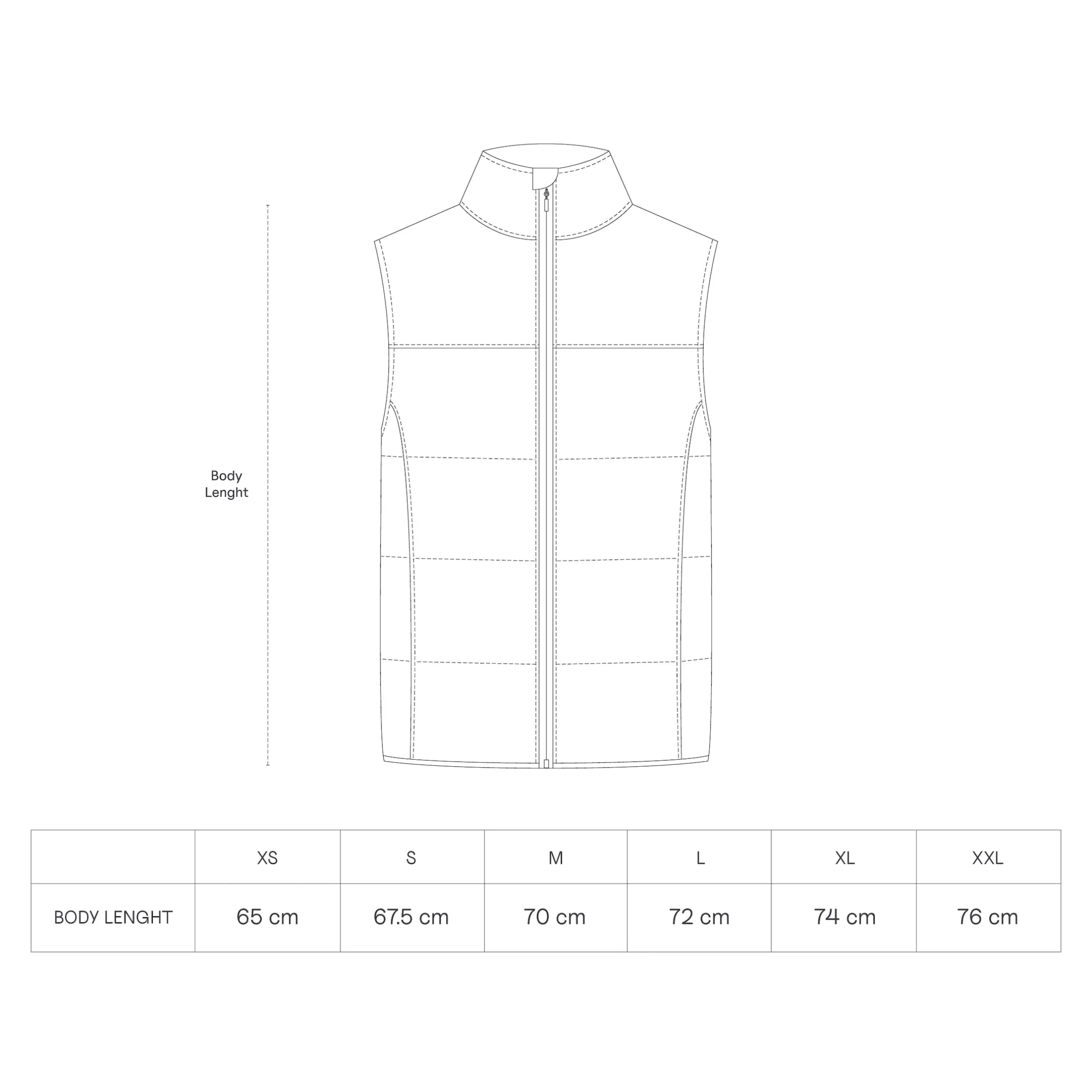 Light Puffer Vest Sandstone