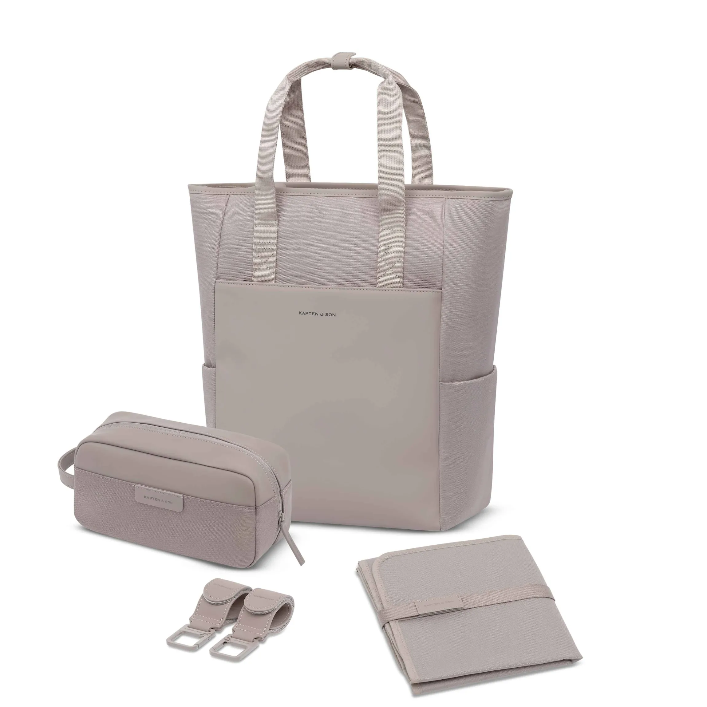 Lindby Pro Diaper Backpack Set Muted Rose