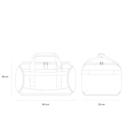 Lisbon Duffle Backpack Large All Black