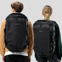 Lisbon Duffle Backpack Medium All Black