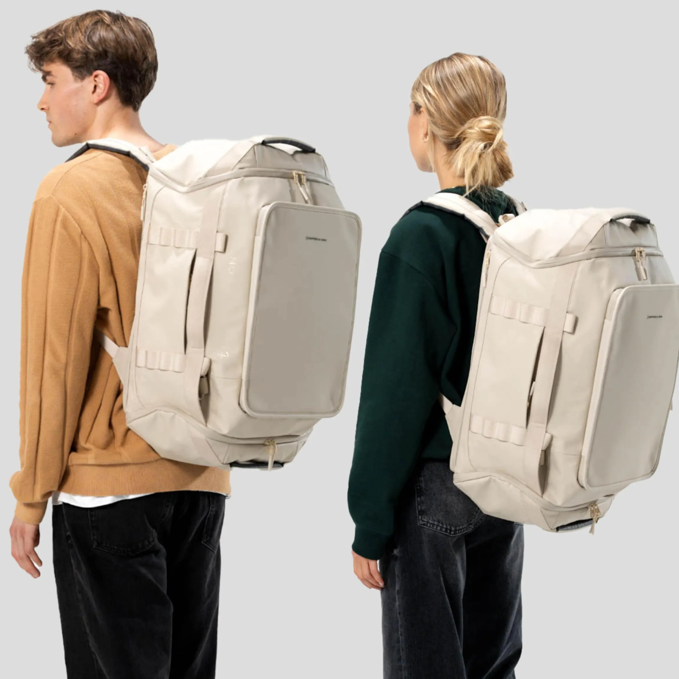 Lisbon Duffle Backpack Medium Sandstone