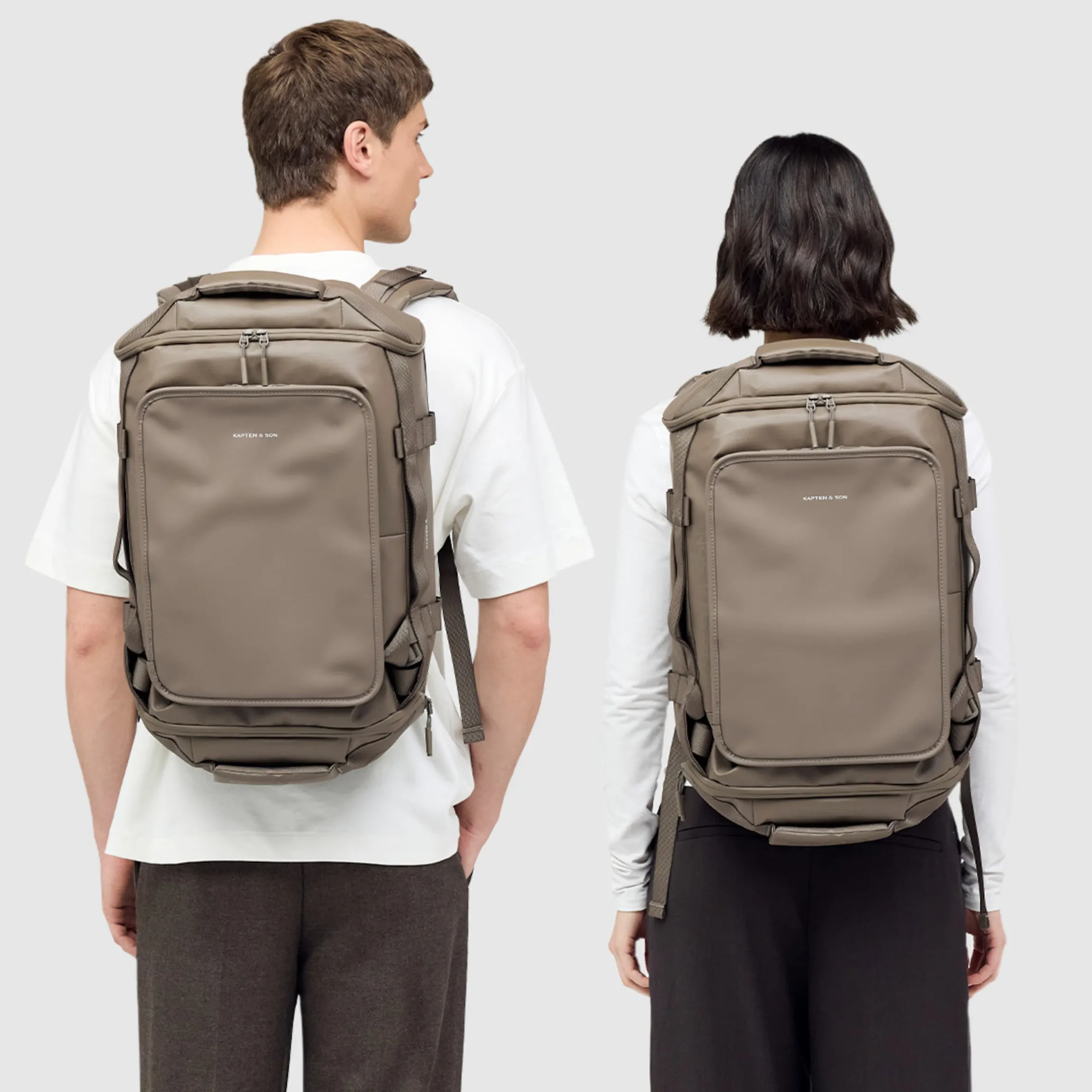 Lisbon Duffle Backpack Small Walnut
