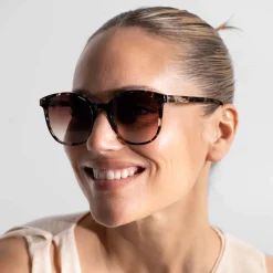 Nairobi Small Crystal Tortoise Brown