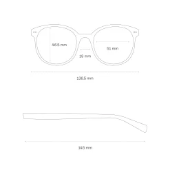 Nairobi Small Transparent Hazel Brown