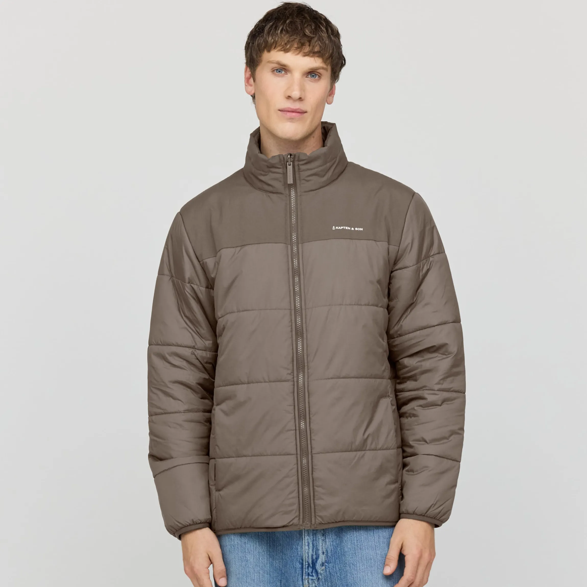 Puffer 3in1 Rain Jacket Taupe