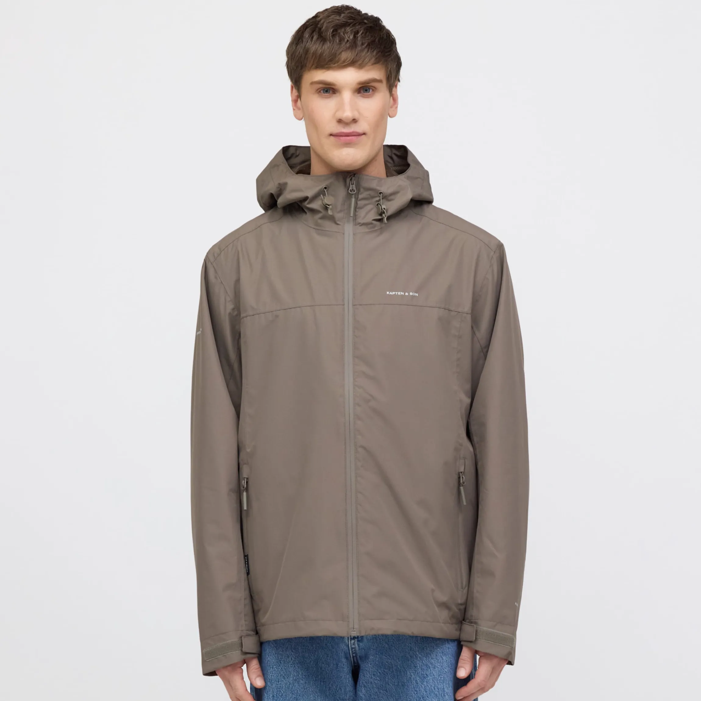 Puffer 3in1 Rain Jacket Taupe