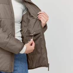 Puffer 3in1 Rain Jacket Taupe