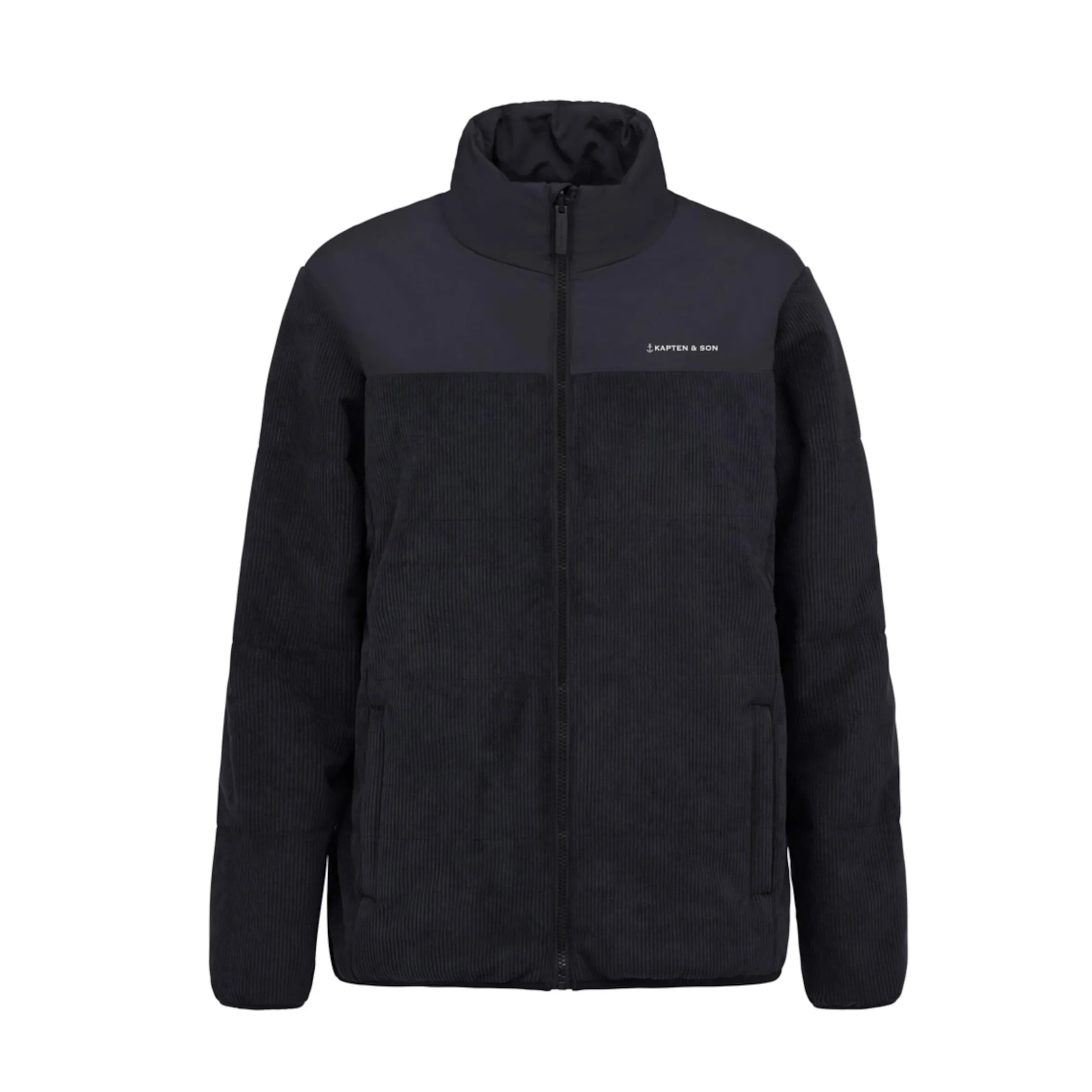 Puffer Jacket Cord All Black
