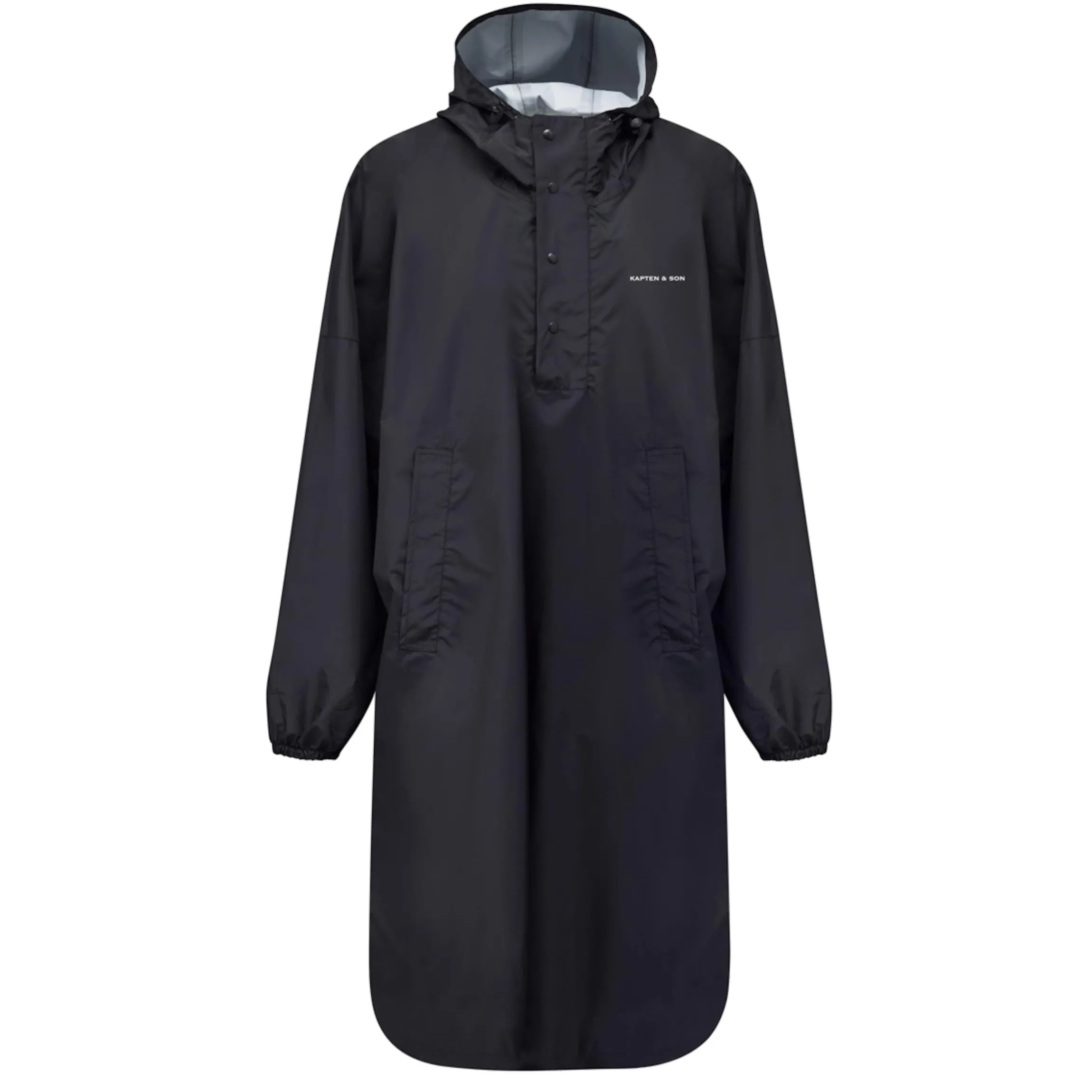 Rain Poncho All Black