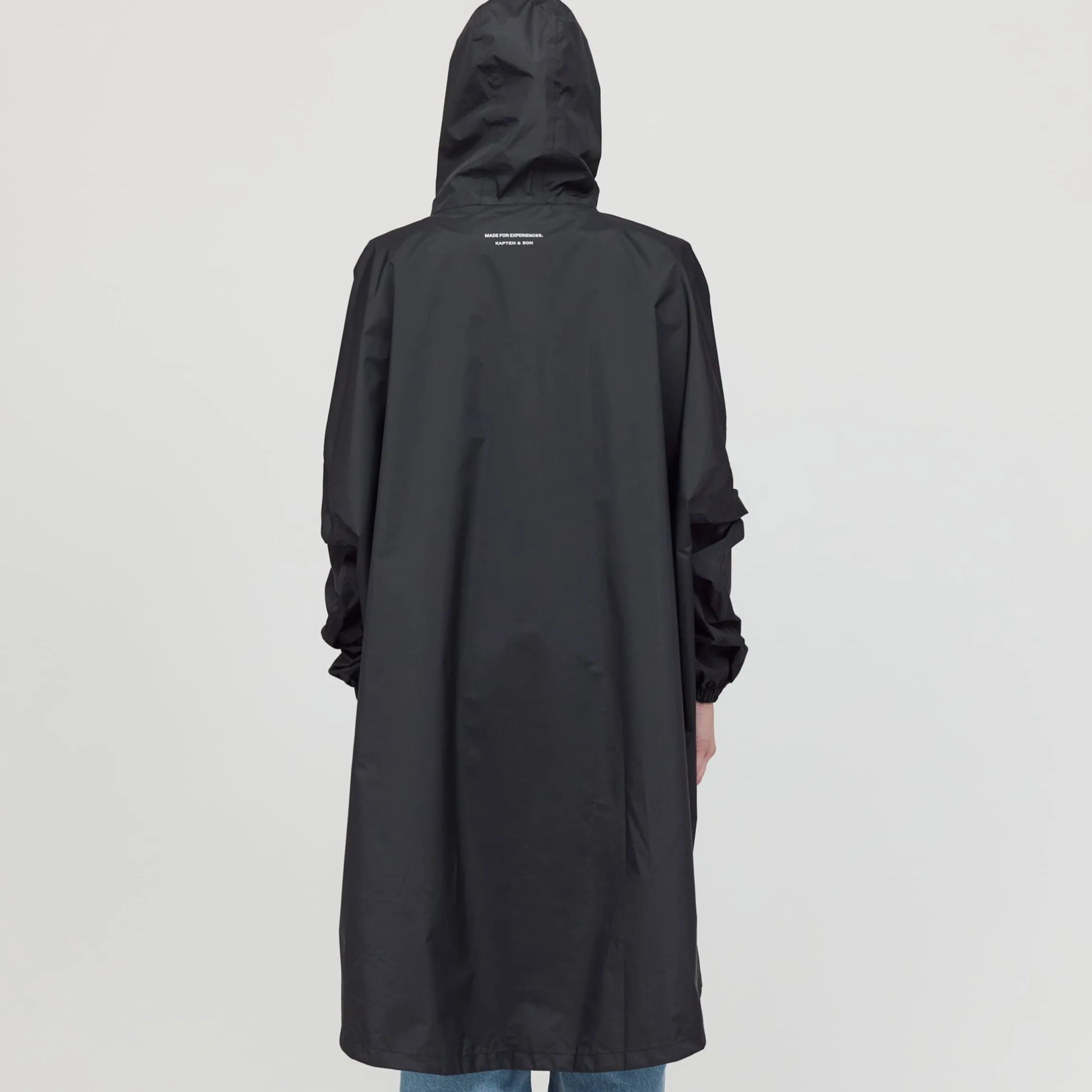 Rain Poncho All Black