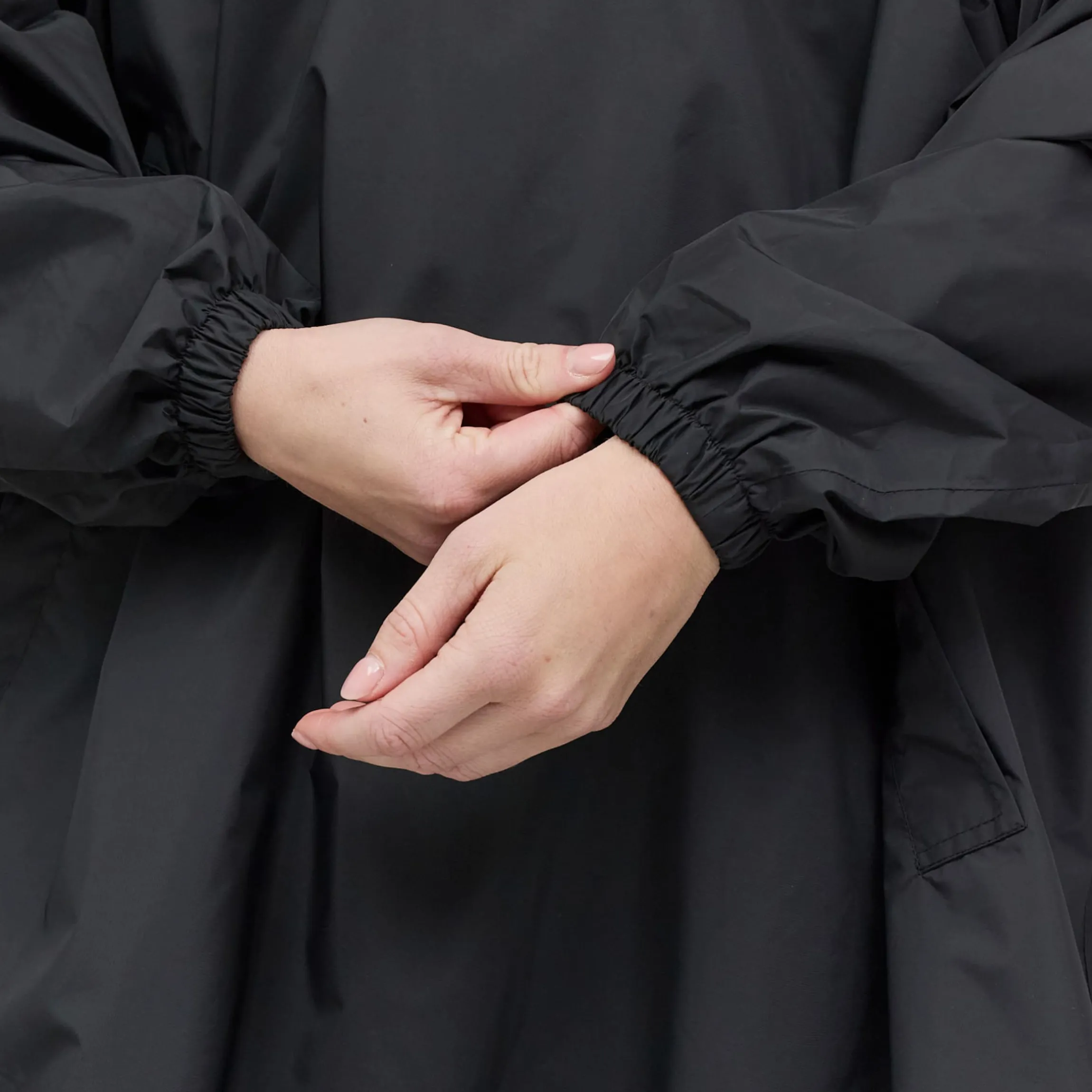 Rain Poncho All Black