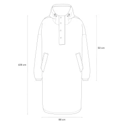 Rain Poncho Leo Dark Brown