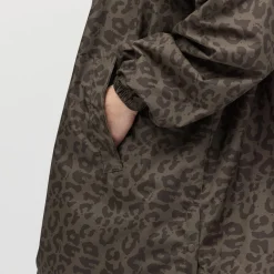 Rain Poncho Leo Dark Brown