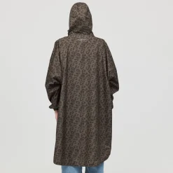 Rain Poncho Leo Dark Brown