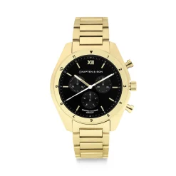 Rise Small Gold Black Steel