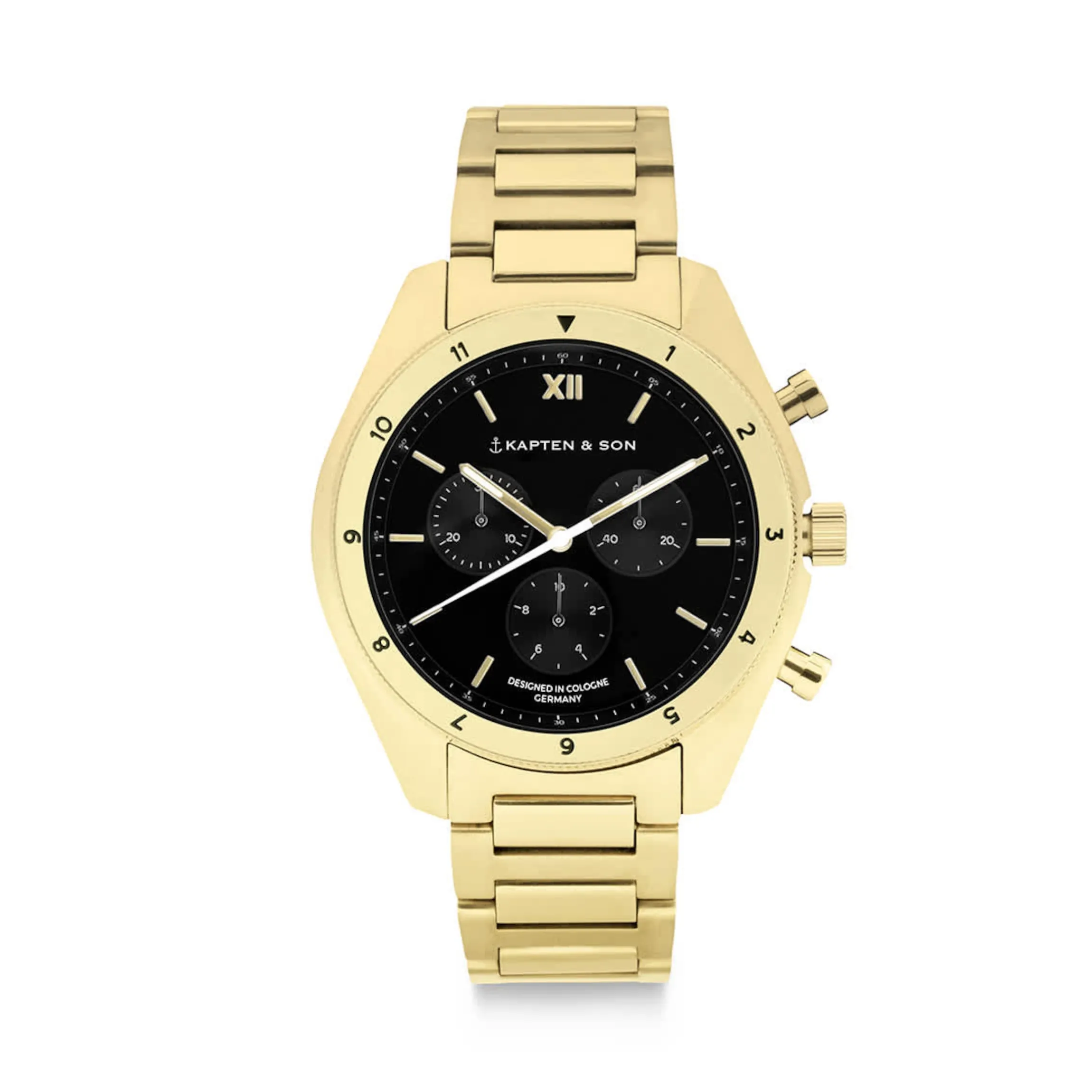 Rise Small Gold Black Steel