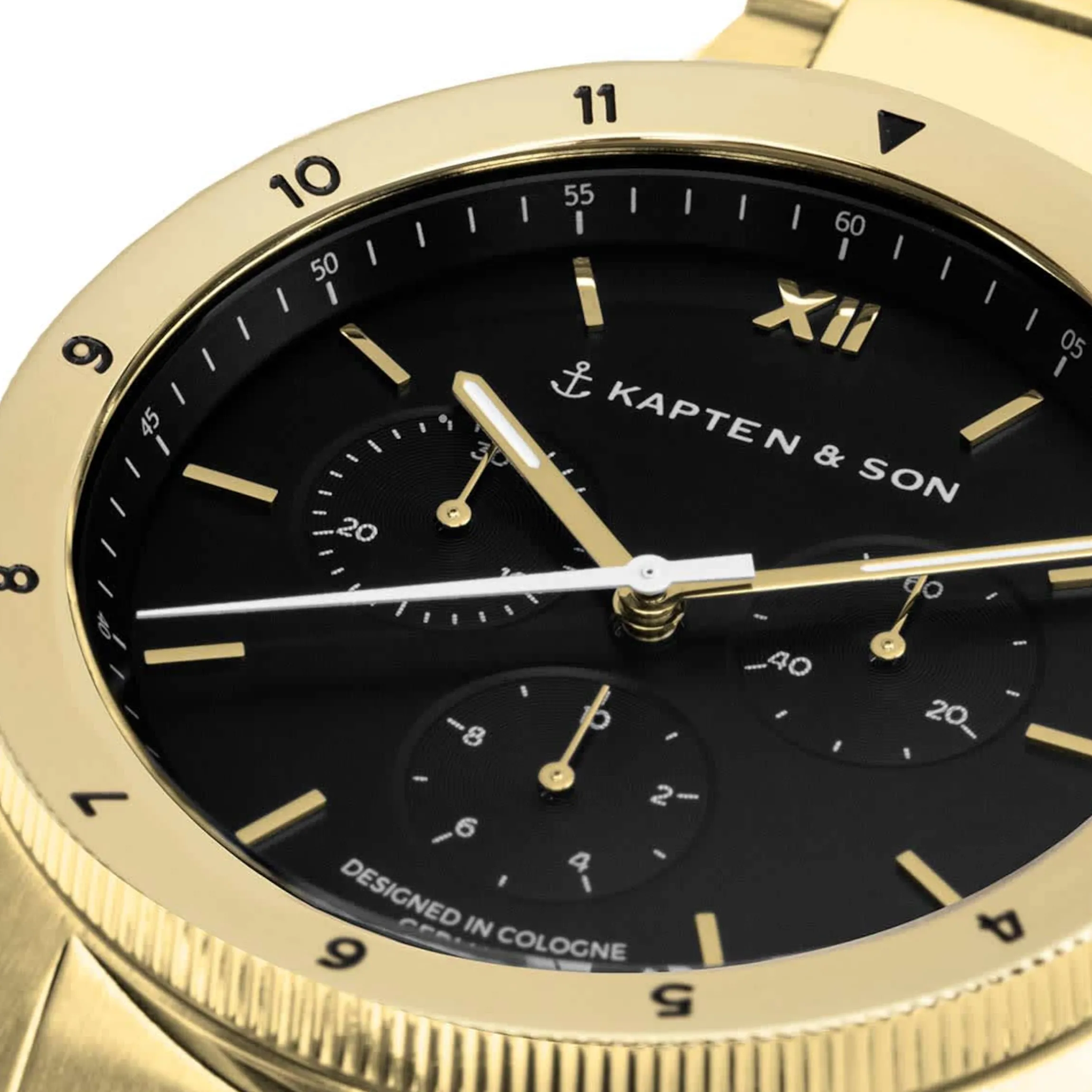 Rise Small Gold Black Steel