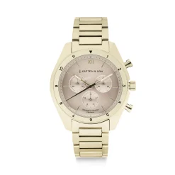 Rise Small Light Gold Cream Steel