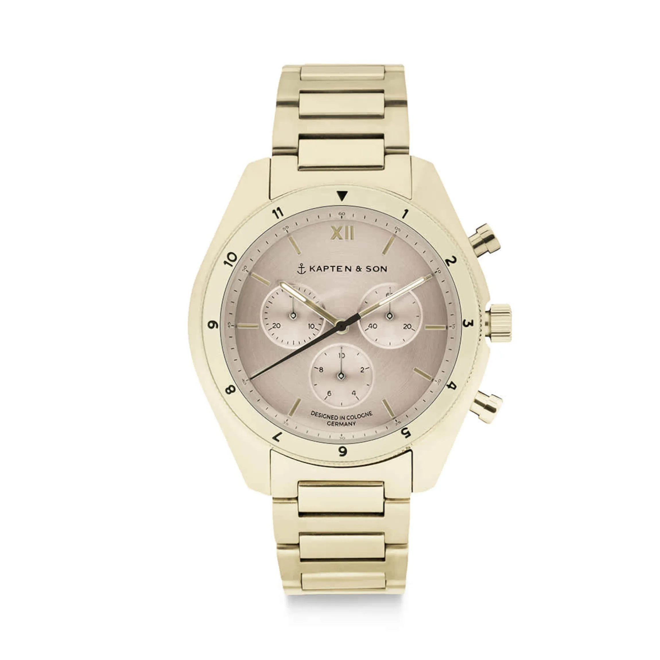 Rise Small Light Gold Cream Steel