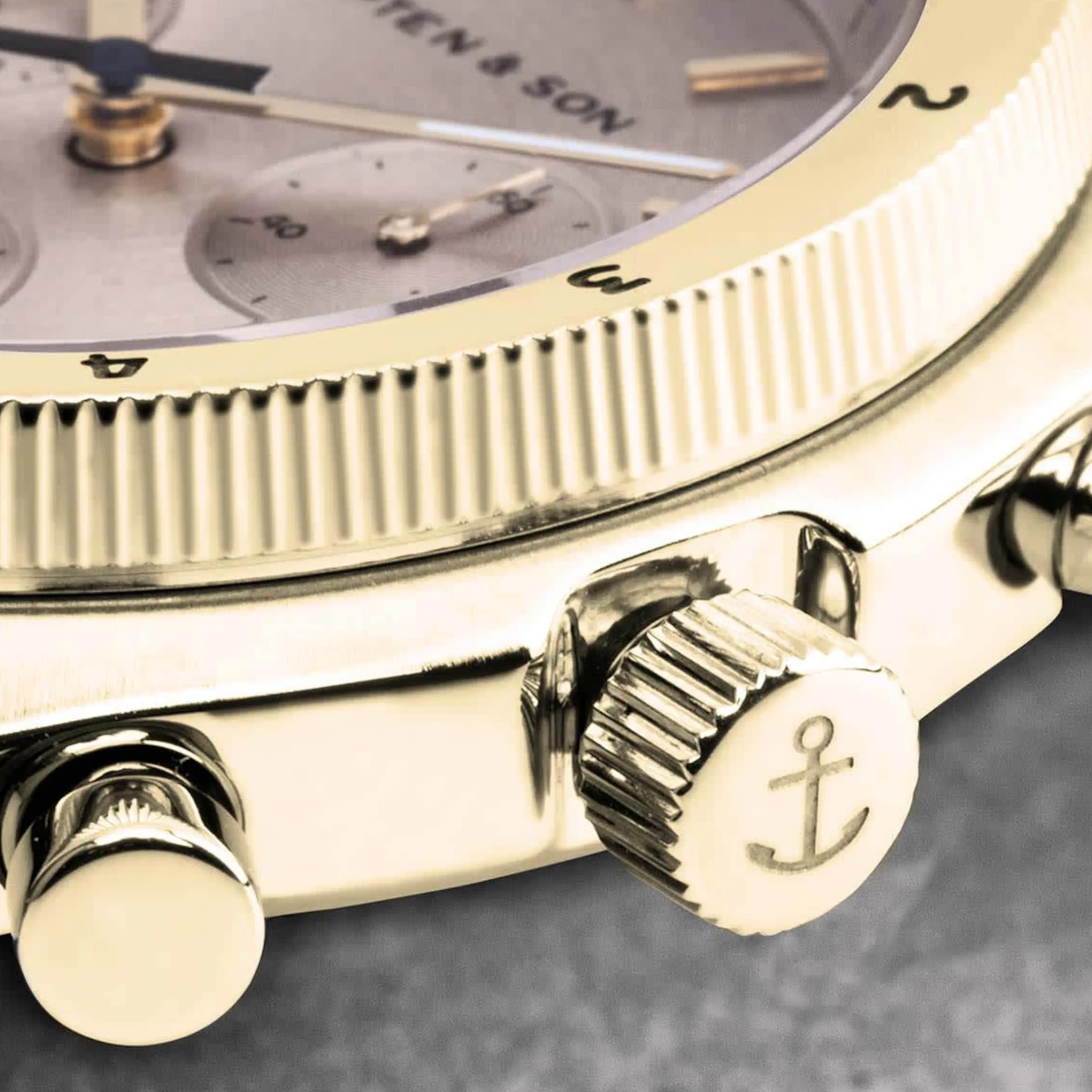 Rise Small Light Gold Cream Steel