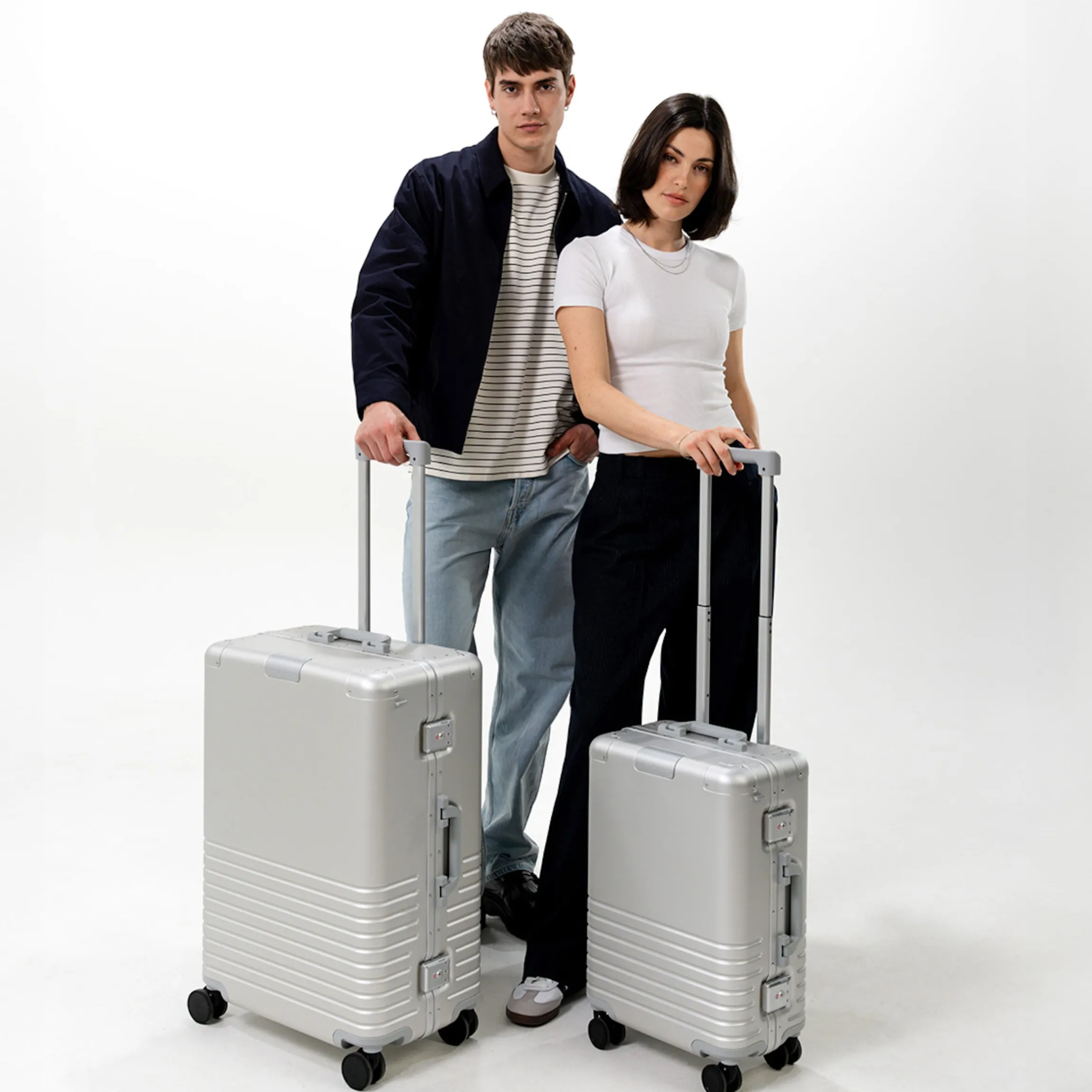 Set Heathrow Aluminium Silver