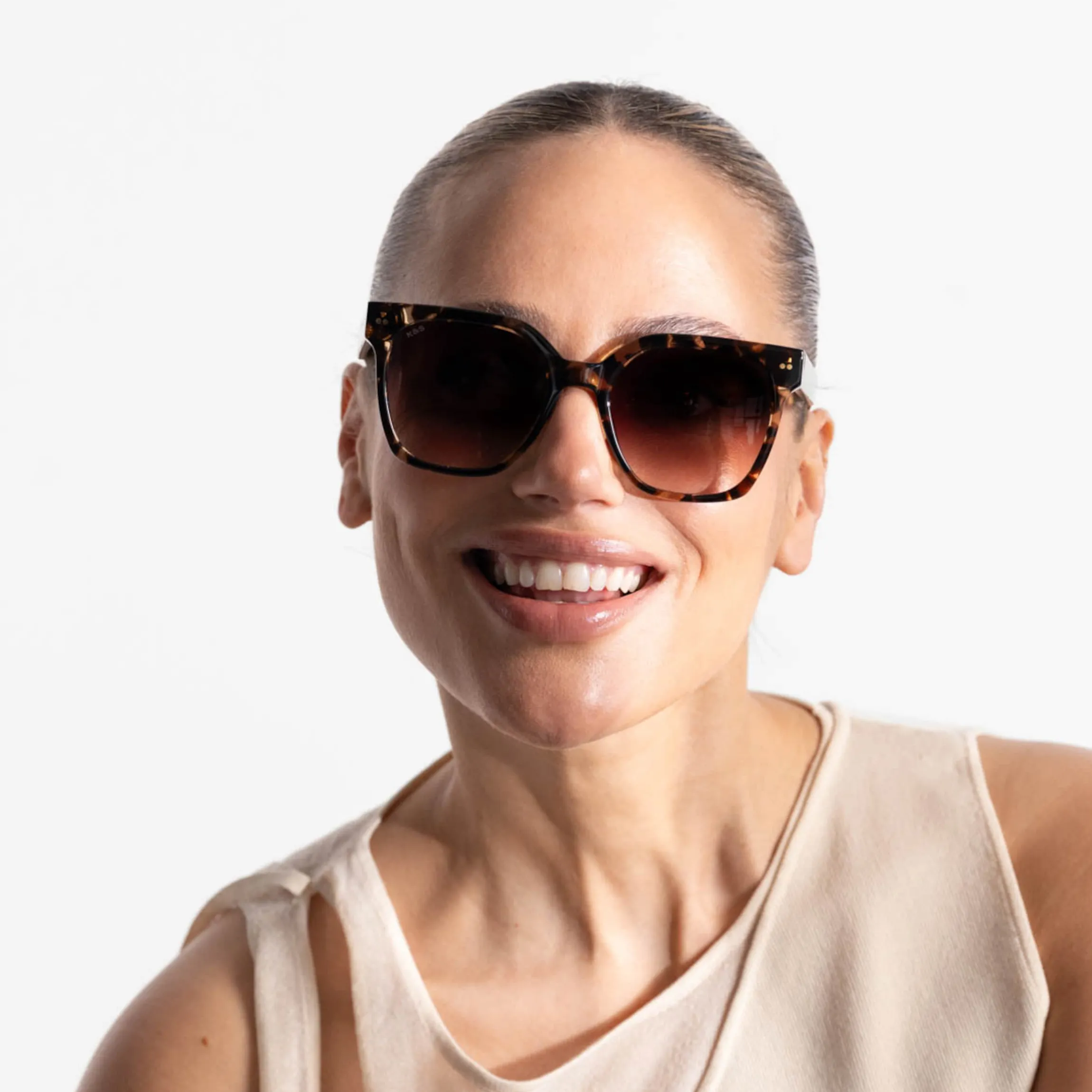Siena Small Crystal Tortoise Brown