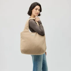 Skara Cloud Shopper Fleece Sandstone