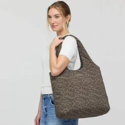 Skara Cloud Shopper Leo Dark Brown