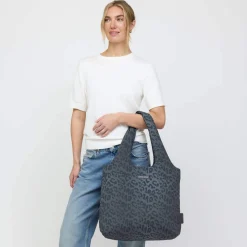 Skara Cloud Shopper Leo Dark Grey