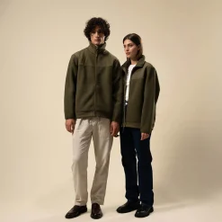 Teddy Fleece Jacket Forest Green