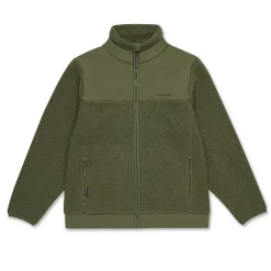 Teddy Fleece Jacket Forest Green